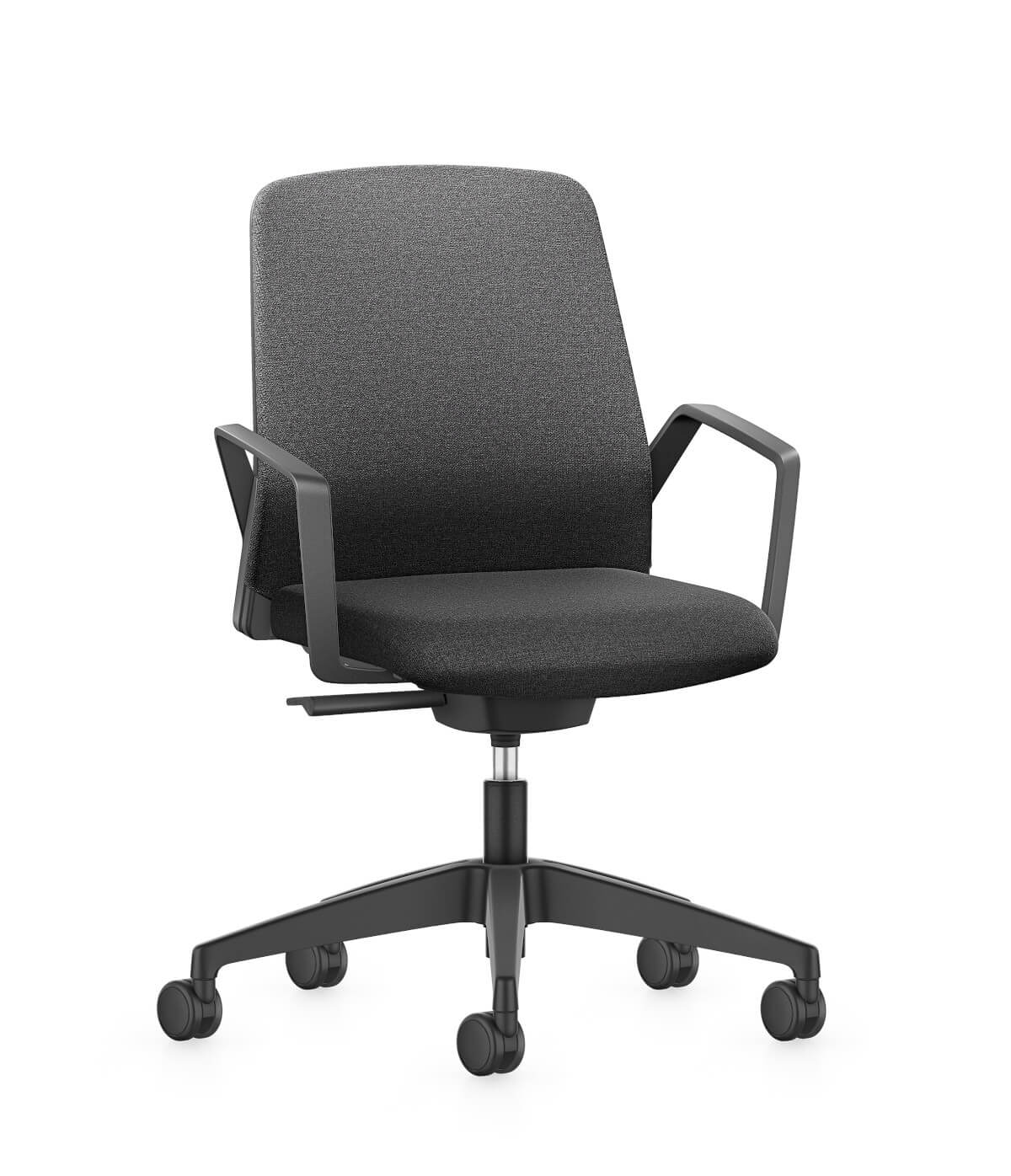 Interstuhl BUDDYis3 260B Konferenzstuhl mit Netzrücken, ergonomisch, stapelbar, modernes Design für Besprechungsräume