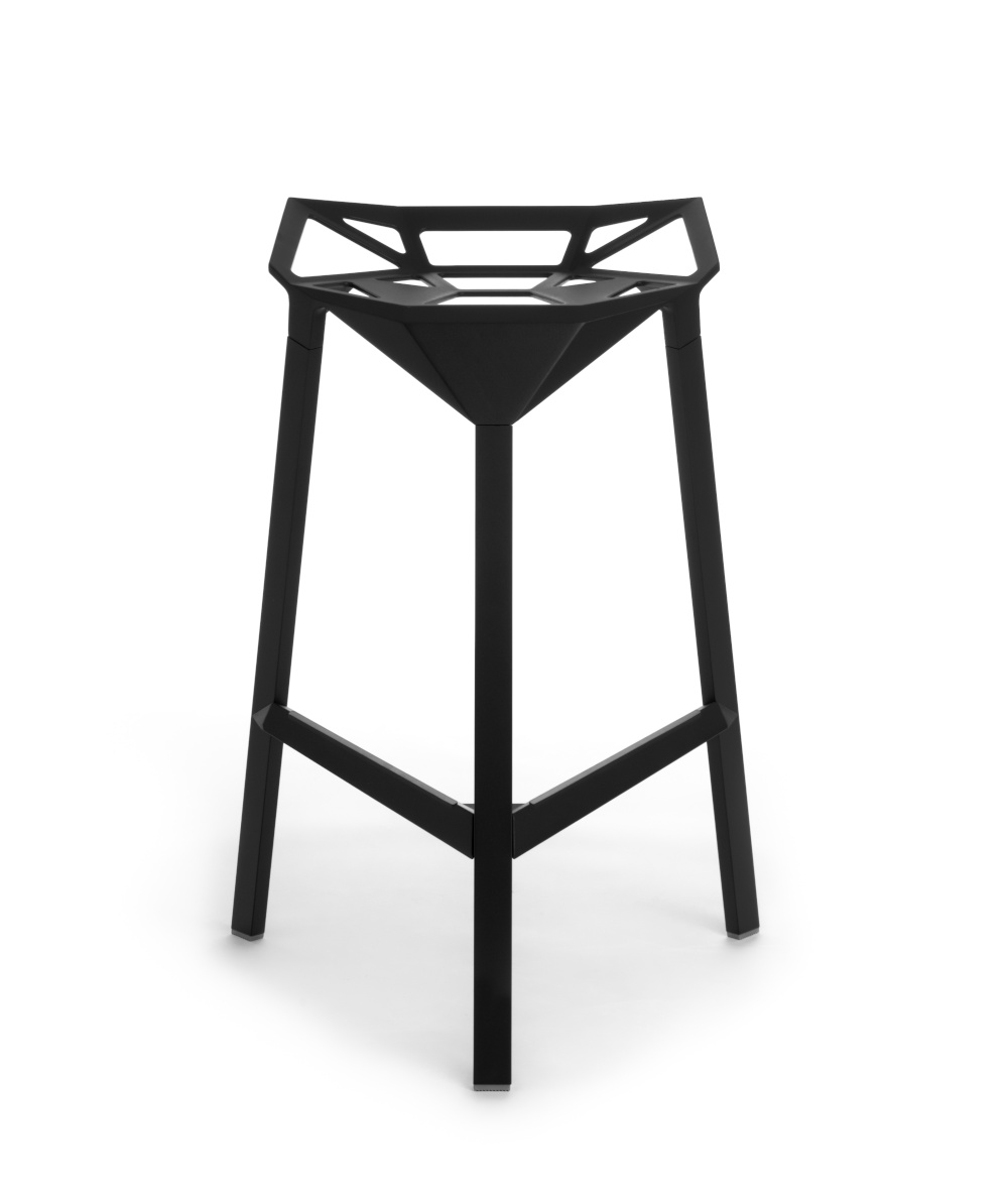 Magis Stool One Barhocker 67 cm – modernes Design Magis Stool One Barhocker 67 cm, schwarz, italienisches Design, stapelbar, modern, langlebig