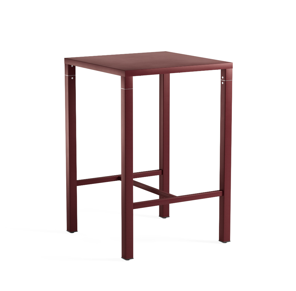 Nova Stehtisch, 70 x 70 cm, intensives rot Nova Stehtisch, 70 x 70 cm, intensives rot