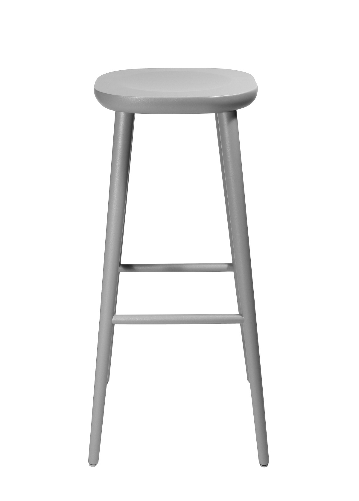 Wagner W-2010 Barhocker in Signalgrau, modernes Design für Küche, Theke oder Barbereich, stilvoll und funktional