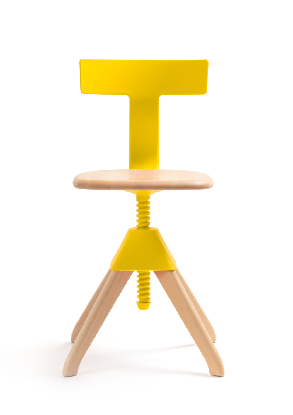 Magis Tuffy The Wild Bunch Stuhl, gelb, komfortabler Design-Stuhl, ergonomisch, italienisches Design