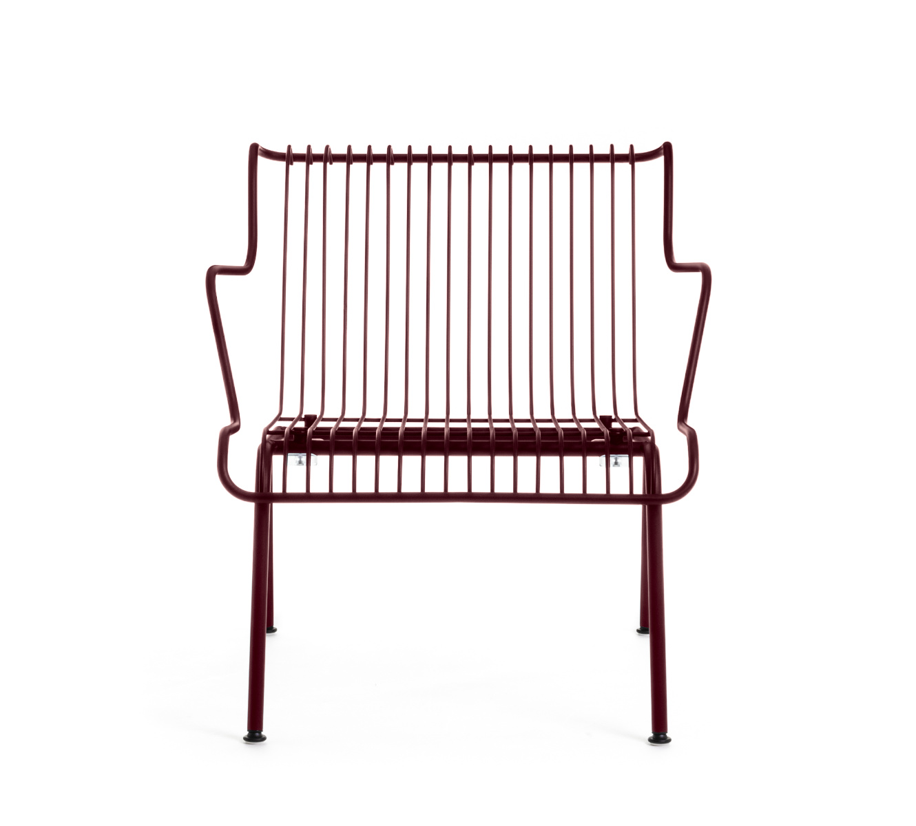 Magis South Loungesessel bordeaux, italienischer Loungesessel, ergonomisch, stilvoll, komfortabel, langlebig