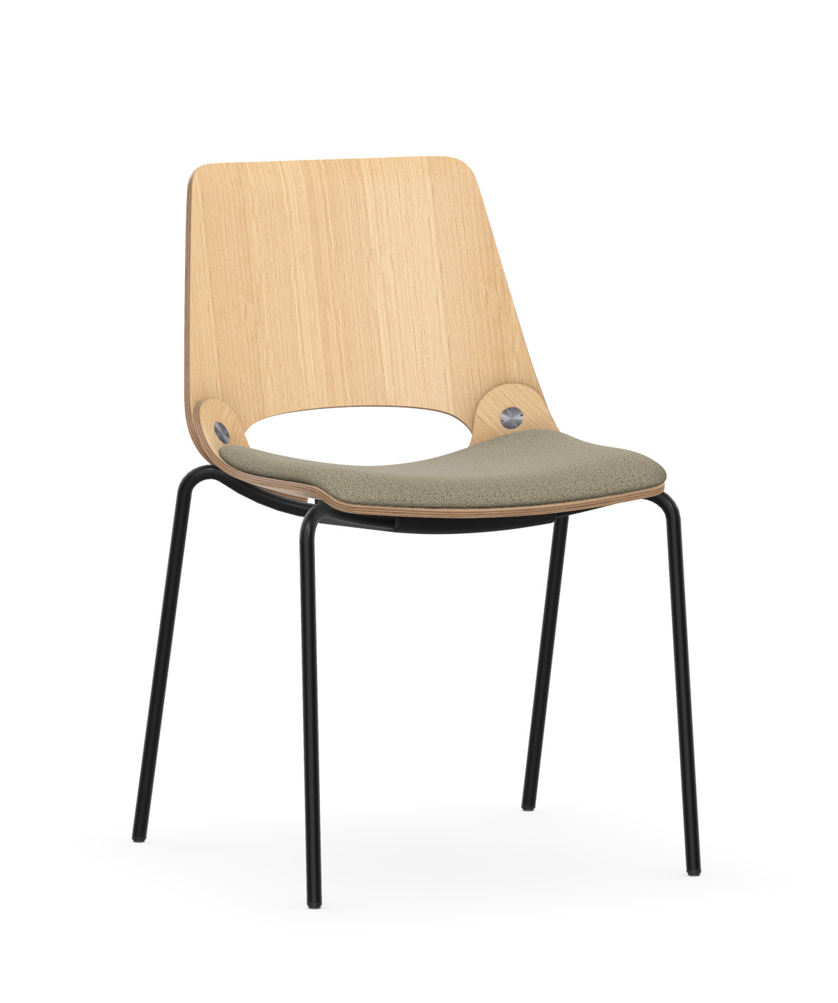 Interstuhl SHUFFLEis1 SU512 Besucherstuhl mit ergonomischer Sitzfläche, stapelbar, komfortabel für Büro und Konferenz