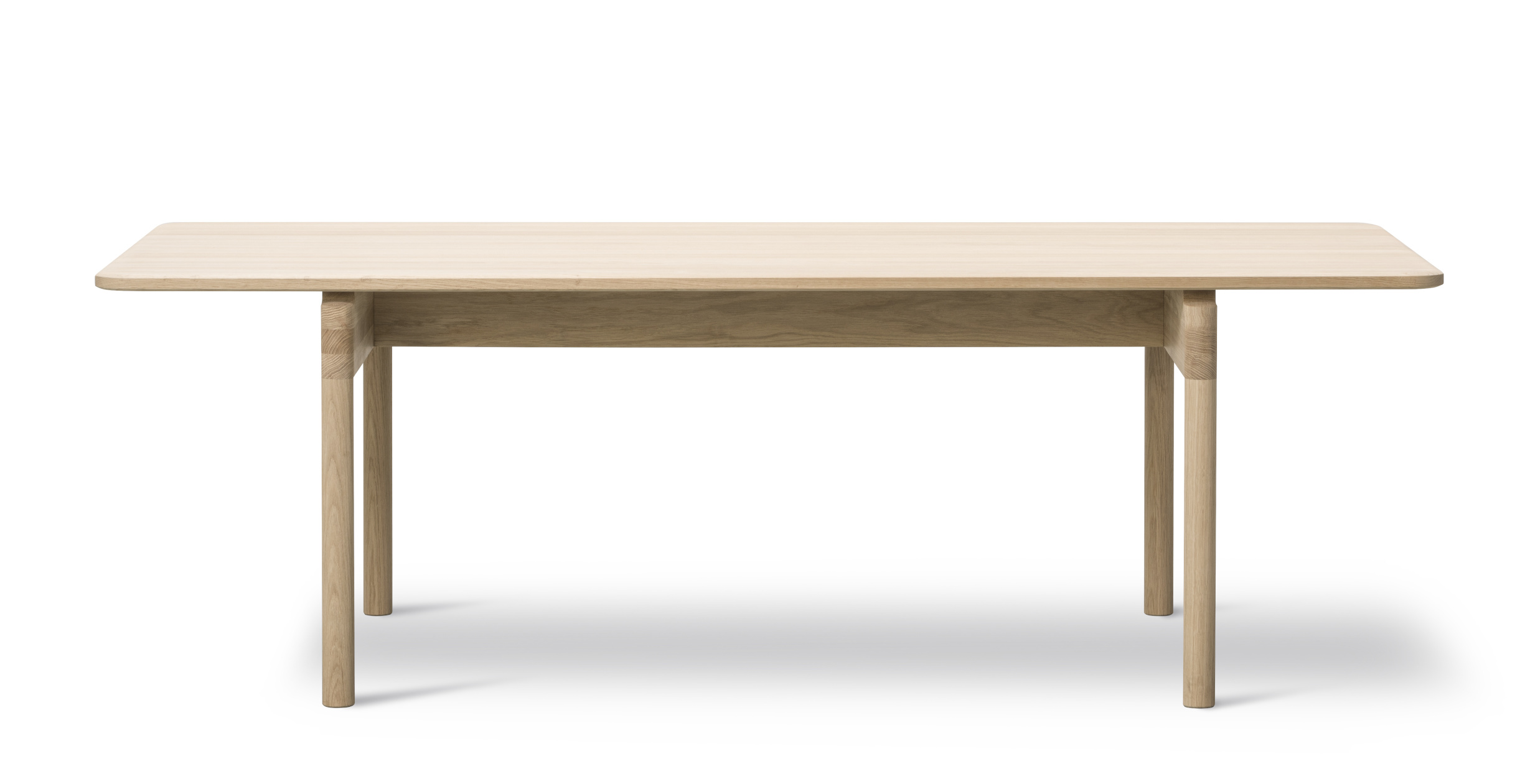 Post Esstisch, 225 x 100 cm, eiche geseift