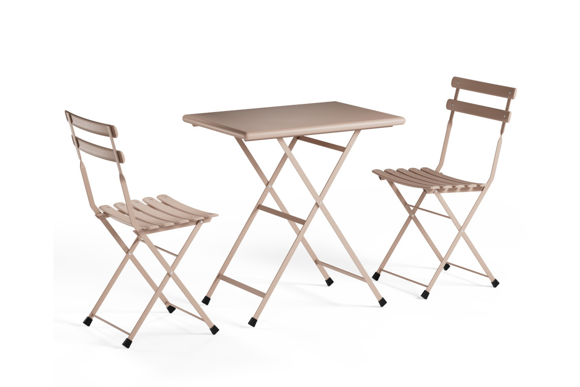 Arc en Ciel Gartenmöbel-Set, rosa magnolie