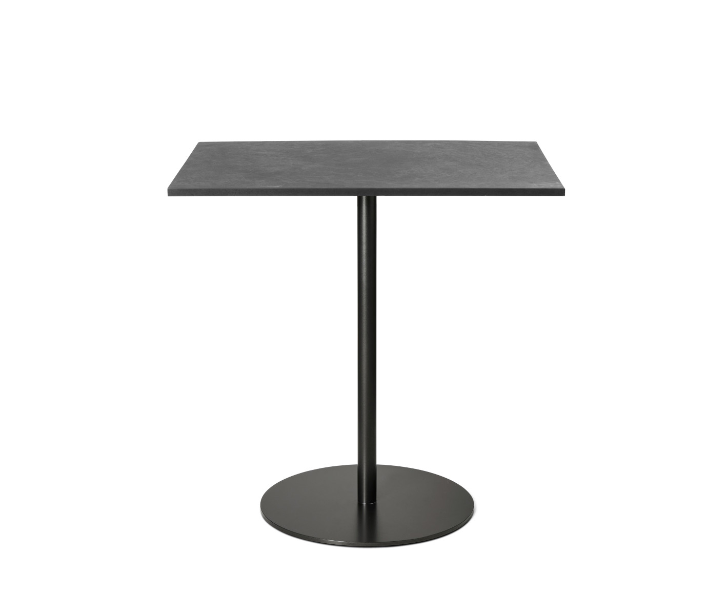 Mater Cafe Tisch, 60 x 70 cm, coffee waste black