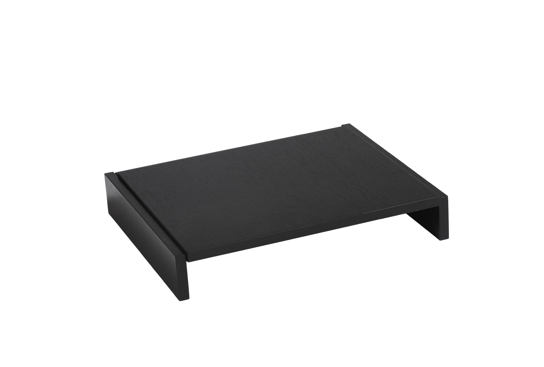 Bricks Cube Bodensockel, eiche schwarz