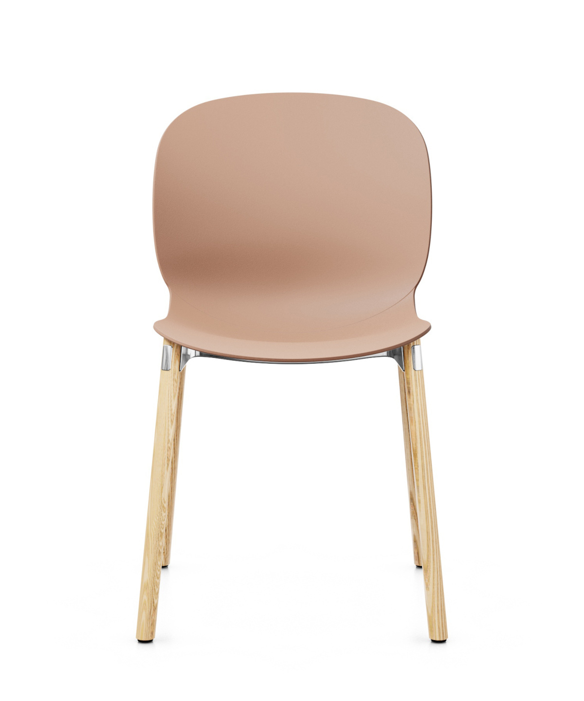 Noor 6080 Stuhl, Holzgestell, Kunststoffschale, ohne Polsterung