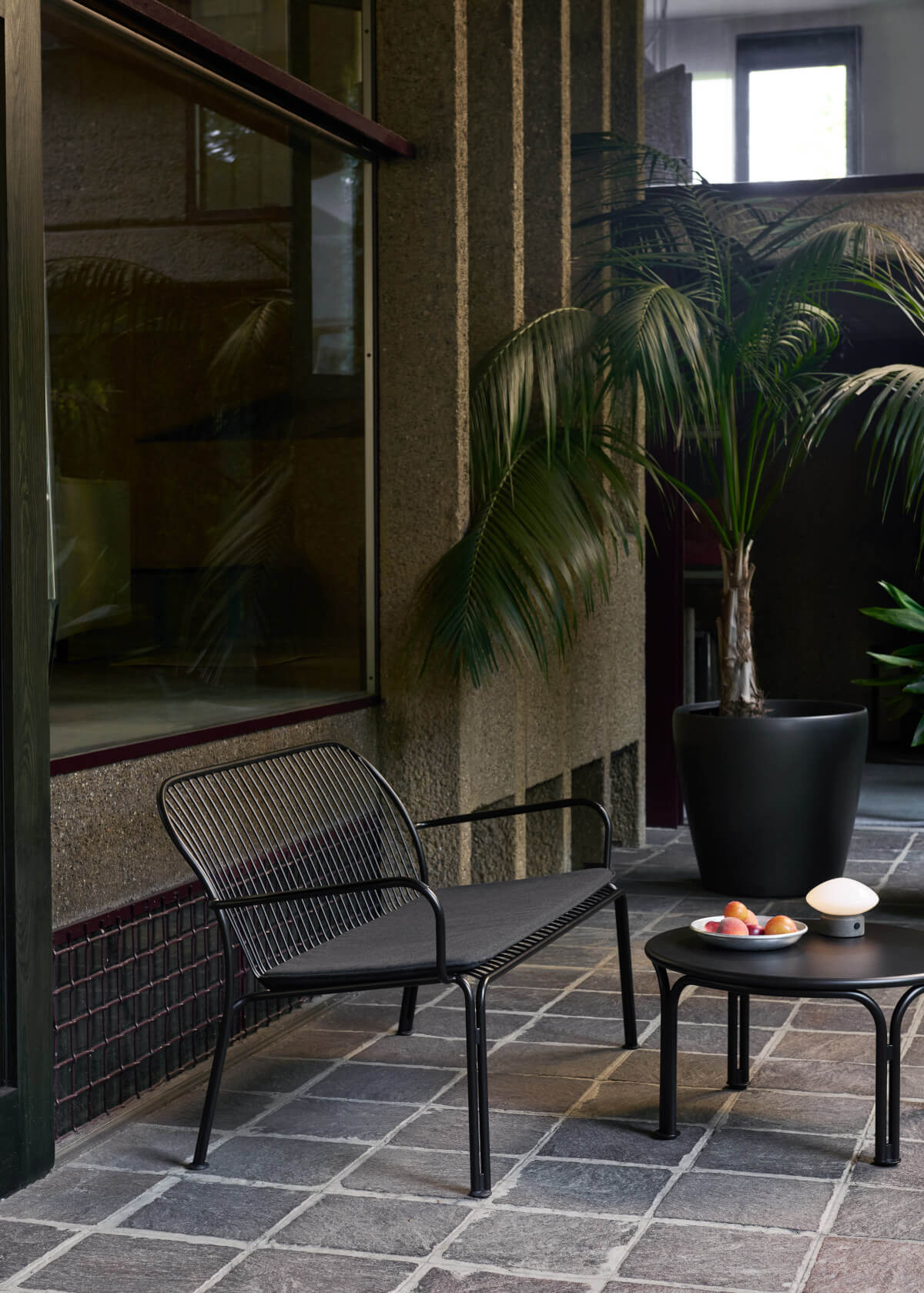 &Tradition Thorvald SC110 Loungesofa Outdoor wetterfest aus pulverbeschichtetem Stahl, modernes Design