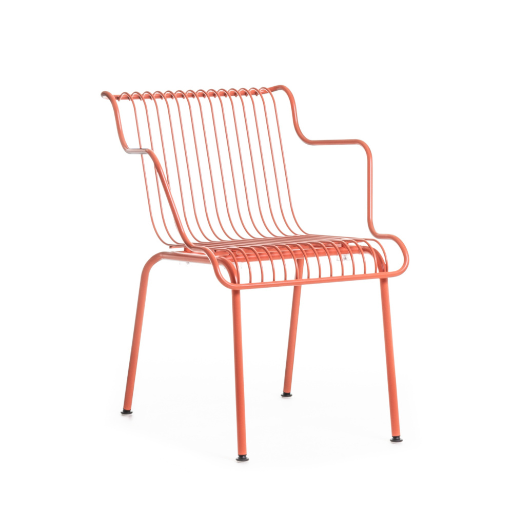 Magis South Armlehnstuhl orange – moderner Design-Stuhl Magis South Armlehnstuhl orange, italienisches Design, ergonomisch, leicht, modern, komfortabel