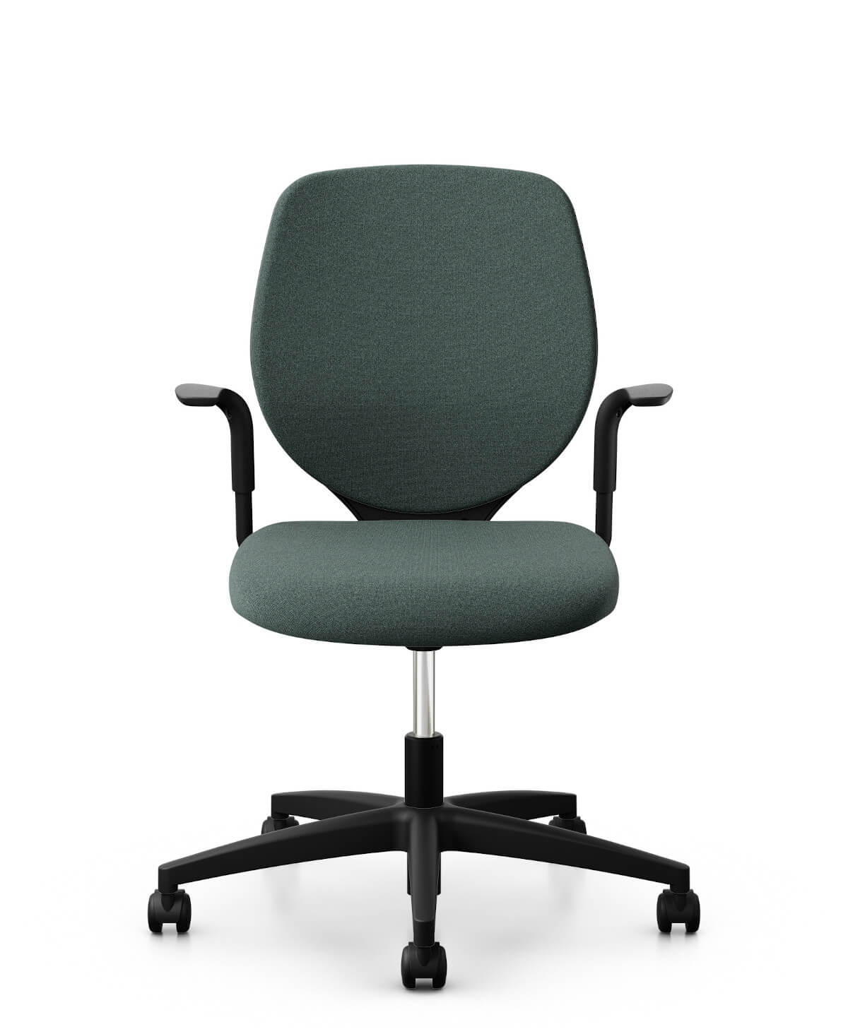 Giroflex 353-3518 Konferenzstuhl mit Polsterrücken, stilvoller Stuhl für Konferenzraum, Besprechung und Empfang