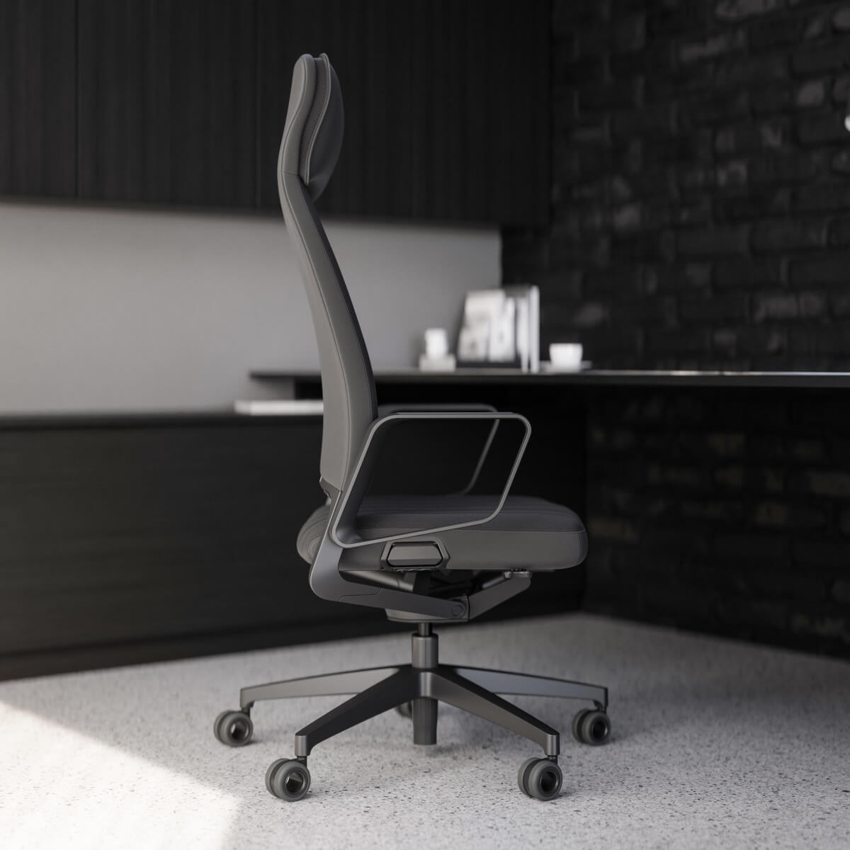 Interstuhl VINTAGEis5 32V4 Drehsessel mit ergonomischer Rückenlehne und modernem Design fürs Büro.