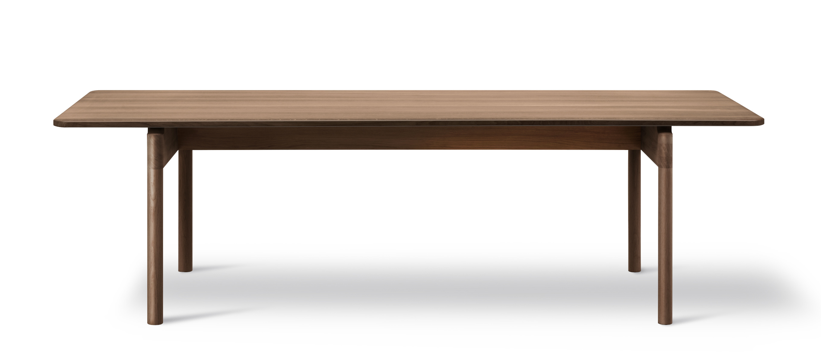 Post Esstisch, 270 x 100 cm, eiche geräuchert und geölt