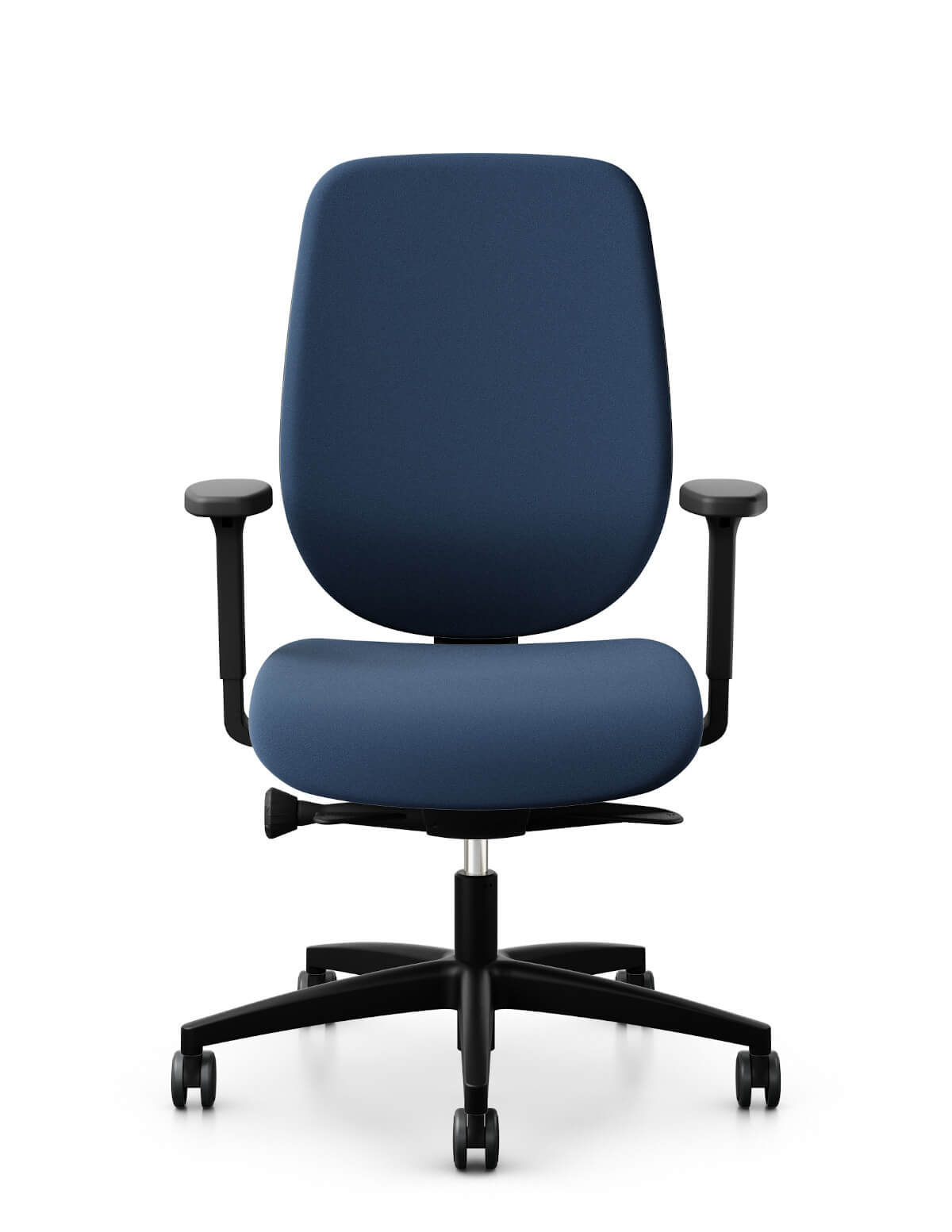 Giroflex 353-4529 Bürostuhl mit Polsterrücken, komfortabler Arbeitsstuhl für moderne Büroarbeitsplätze