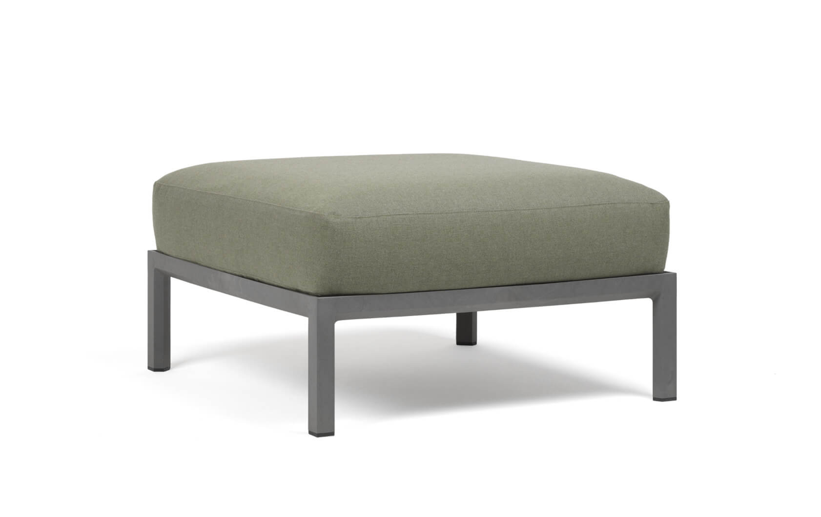 Nardi Maximo Pouf, basalto/timo Sunbrella, Outdoor-Pouf, wetterfest, langlebig, modernes italienisches Design