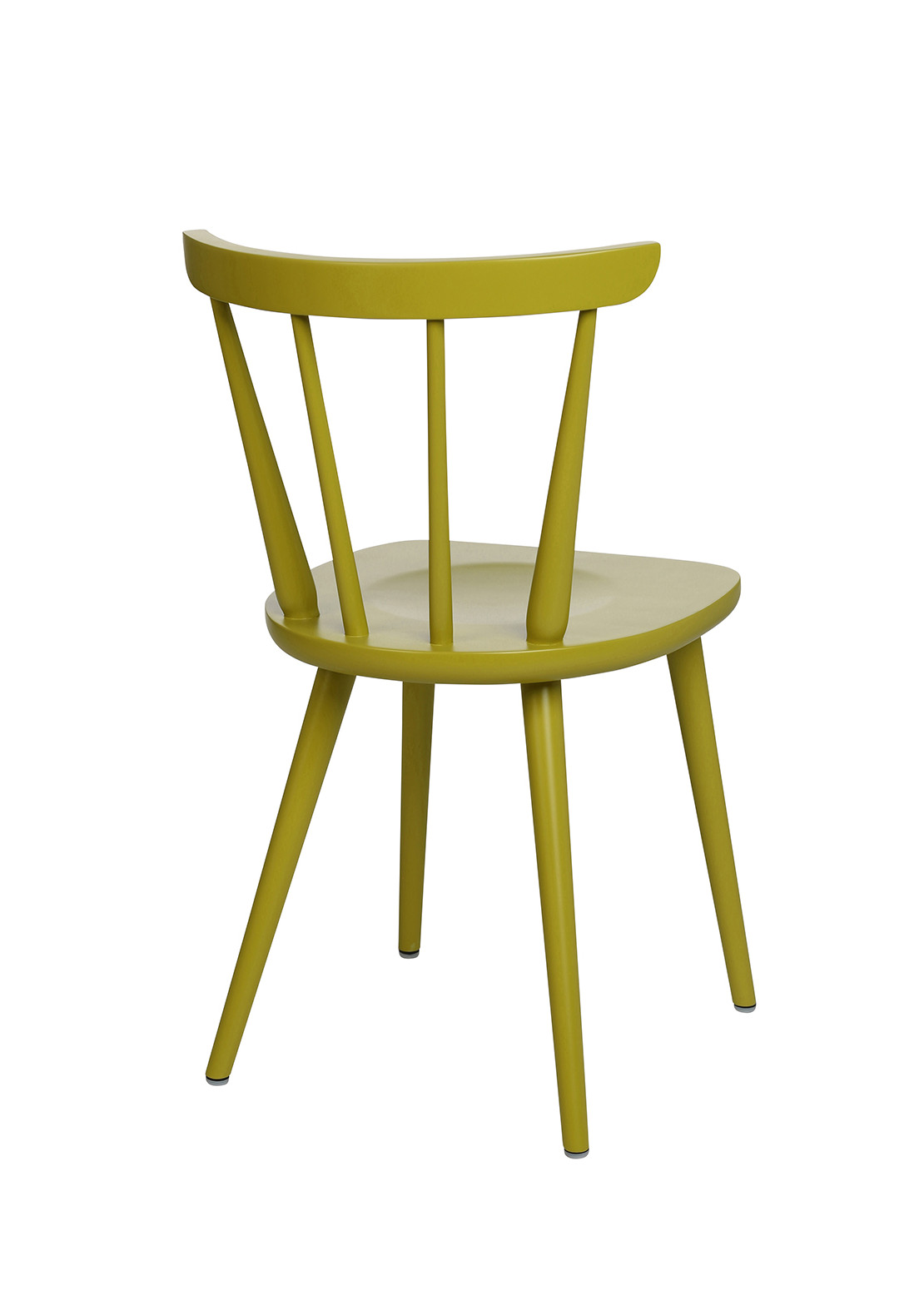 Gelb-grüner Wagner W-1960 Bambini Stuhl, kompakt, robust, ideal für Kinderzimmer oder Essbereic