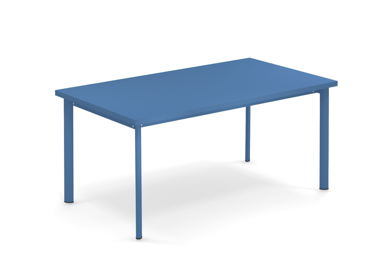 Star Tisch, 160 x 90 cm, marineblau