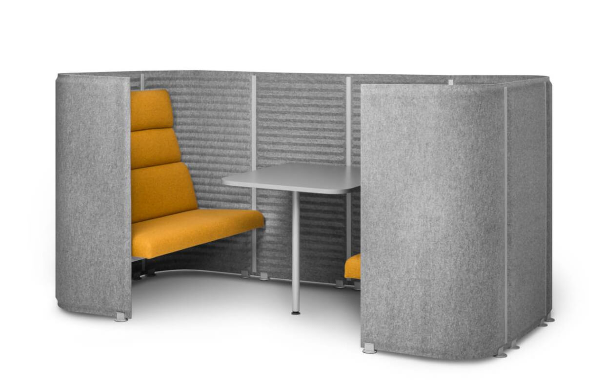 Noti Soundroom Meetingpoint mit Tisch Design Möbel