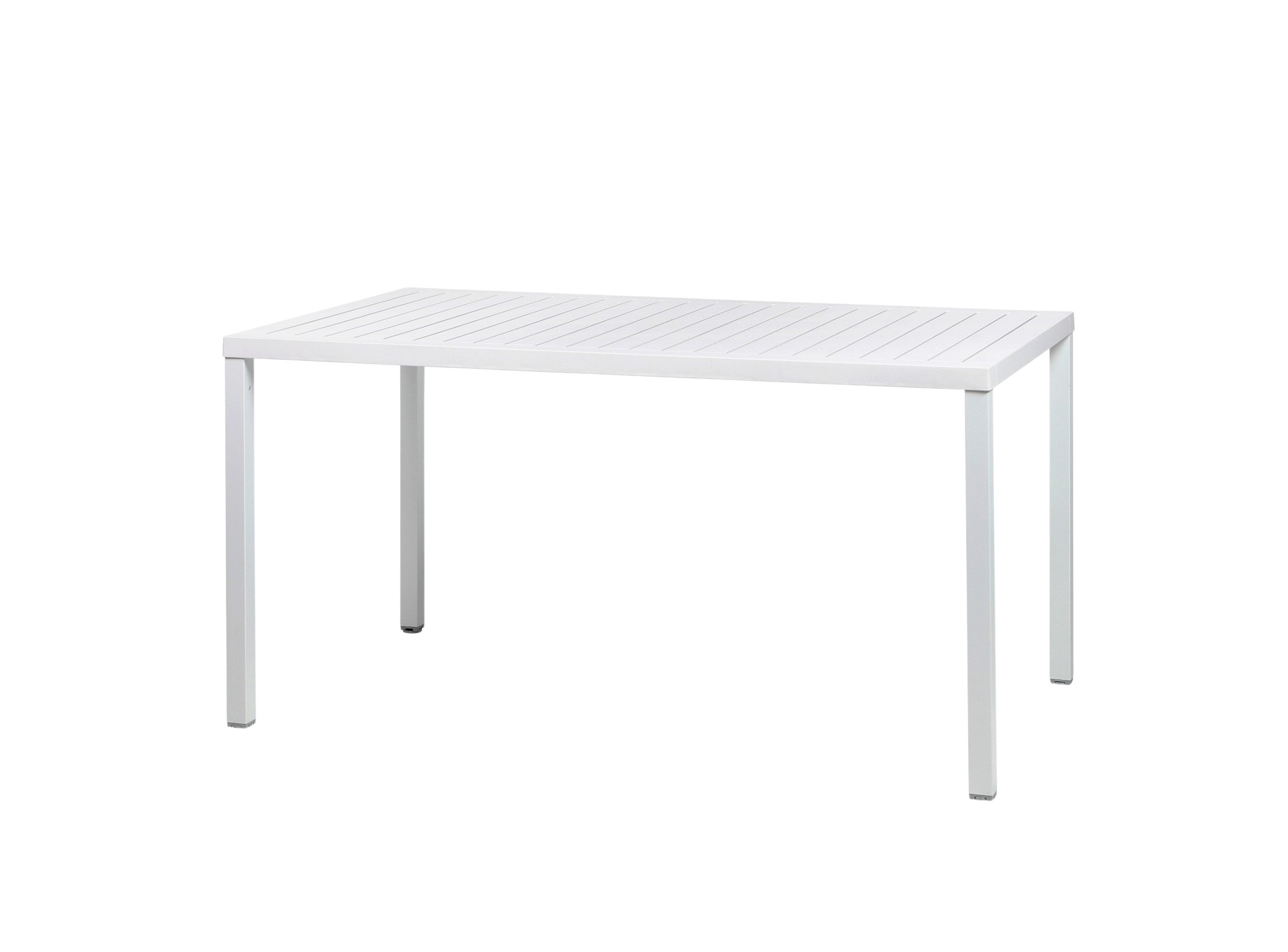 Nardi Cube Gartentisch 140x80 cm weiß – wetterfester Design-Tisch Nardi Cube Gartentisch 140x80 cm, weiß, wetterfest, langlebig, leichter Outdoor-Tisch, italienisches Design