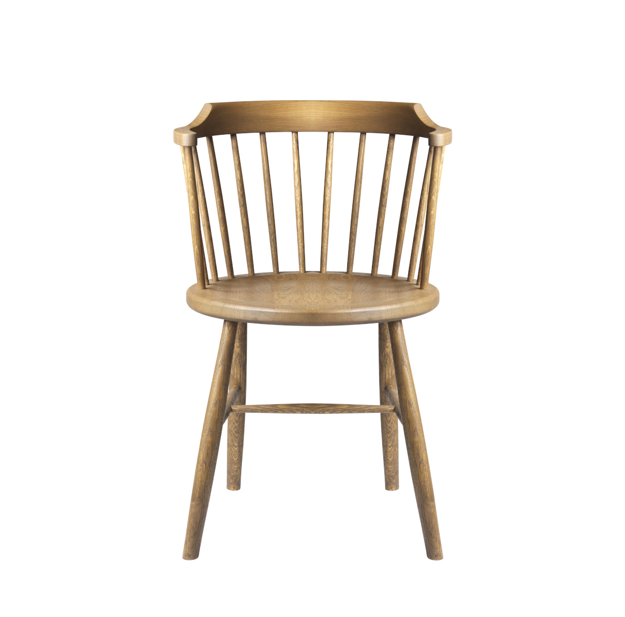 FDB Møbler J18 Stuhl, ergonomisch, Eiche braun geölt, nordisches Design, langlebig, funktional