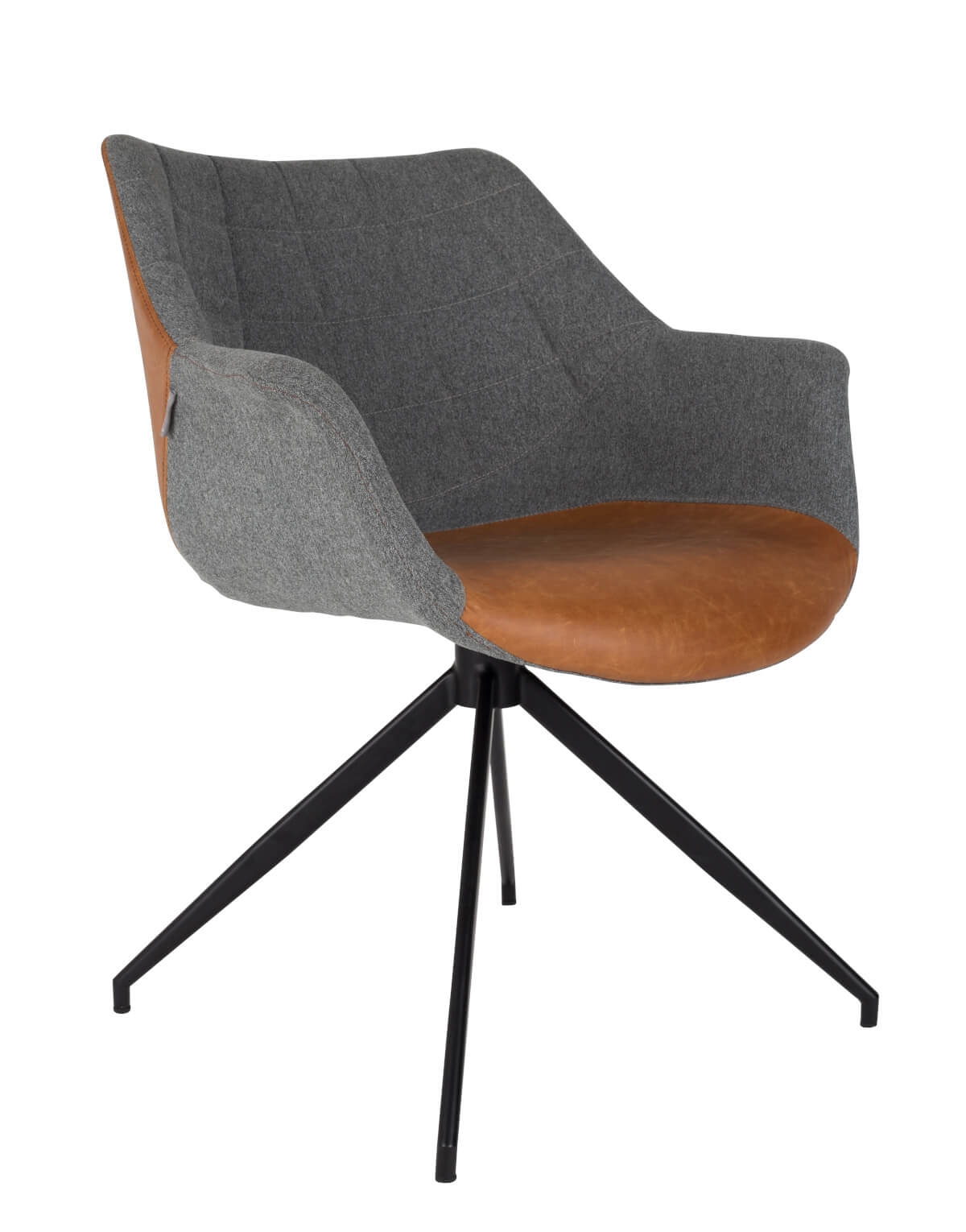 Doulton Armlehnstuhl, vintage braun