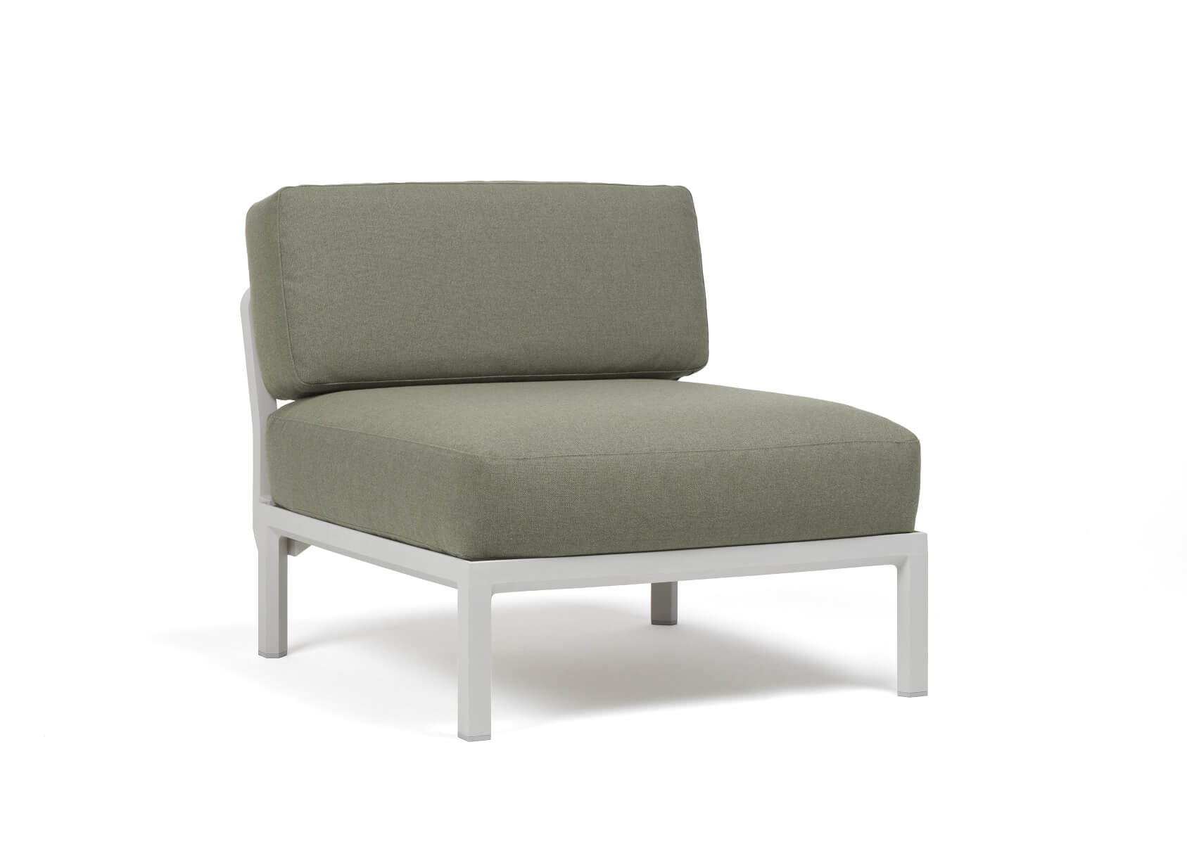 Nardi Maximo Modulsofa Mittelelement, Outdoor-Sofa, wetterfest, langlebig, modernes italienisches Design
