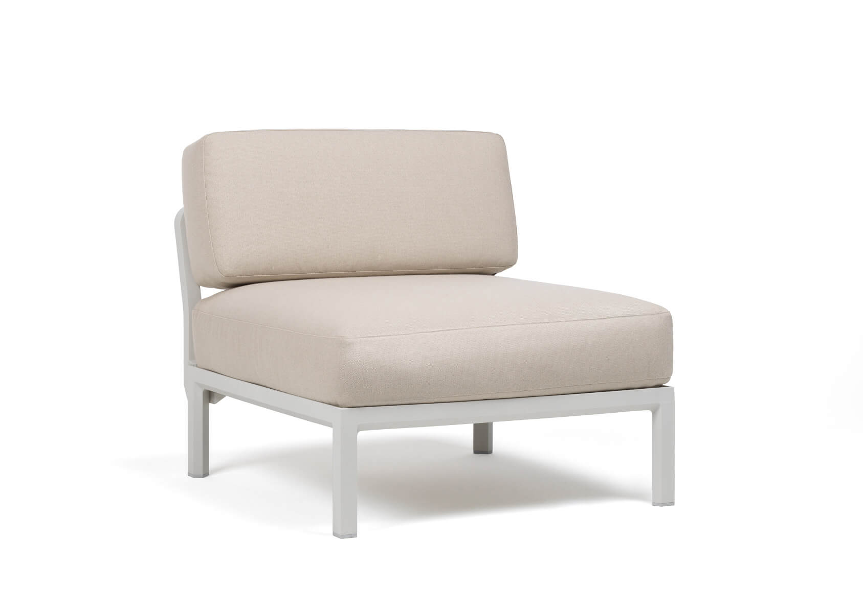 Nardi Maximo Modulsofa Mittelelement, Outdoor-Sofa, wetterfest, langlebig, modernes Design, Made in Italy