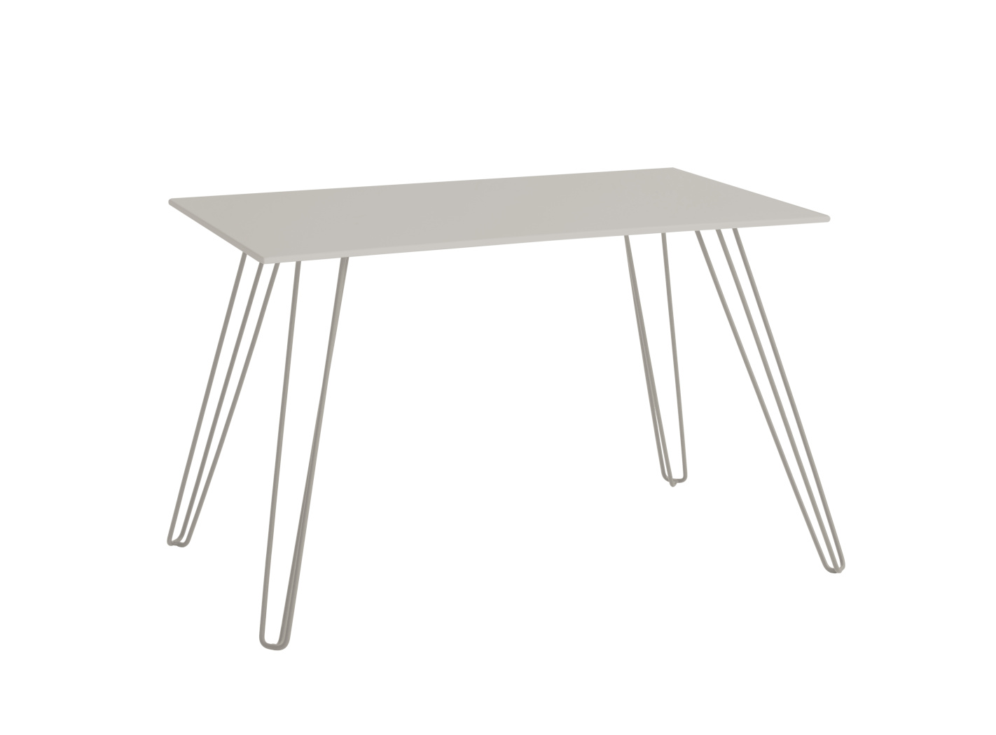 Menorca Bistrotisch, 110 x 70 cm, kieselgrau