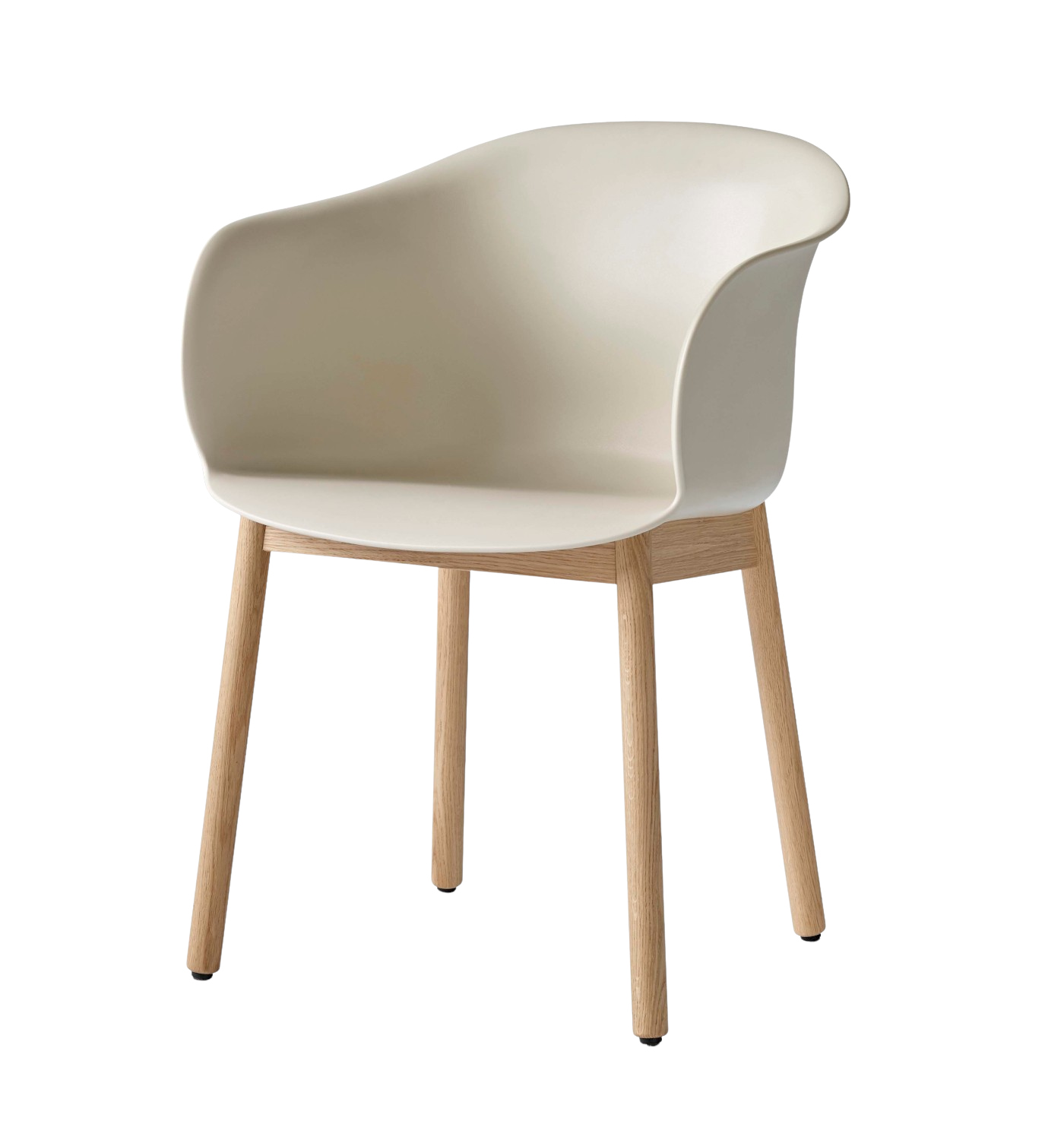 Elefy JH30 Armlehnstuhl, eiche natur / soft beige