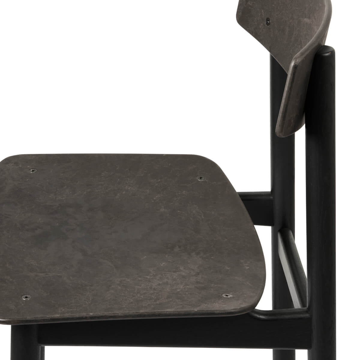 Conscious Chair 3162, buche grau lackiert / wood waste grey