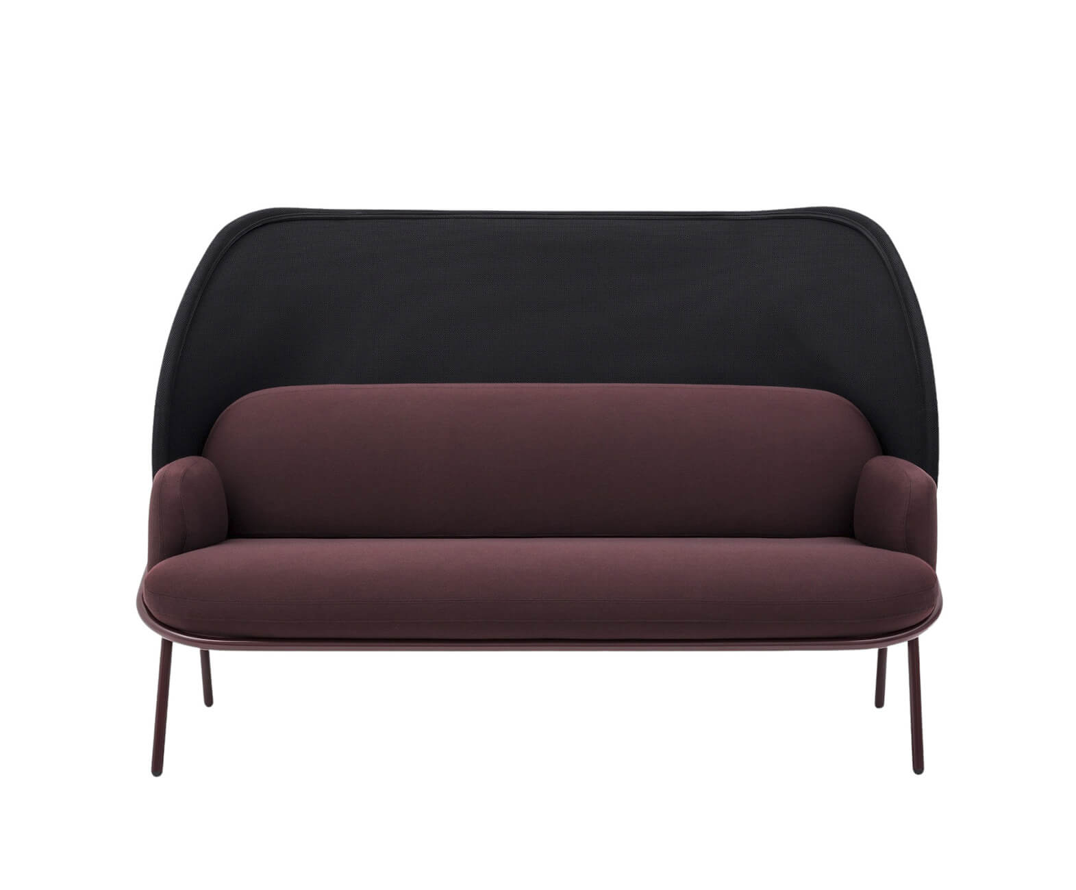 Mesh Highback Sofa mit mittlerem Schirm Mesh Highback Sofa mit mittlerem Schirm