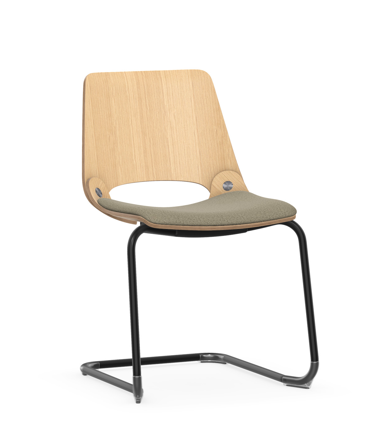 Ergonomischer Besucherstuhl Interstuhl SHUFFLEis1 SU522, langlebig, platzsparend, flexibel für Büro und Konferenzräume