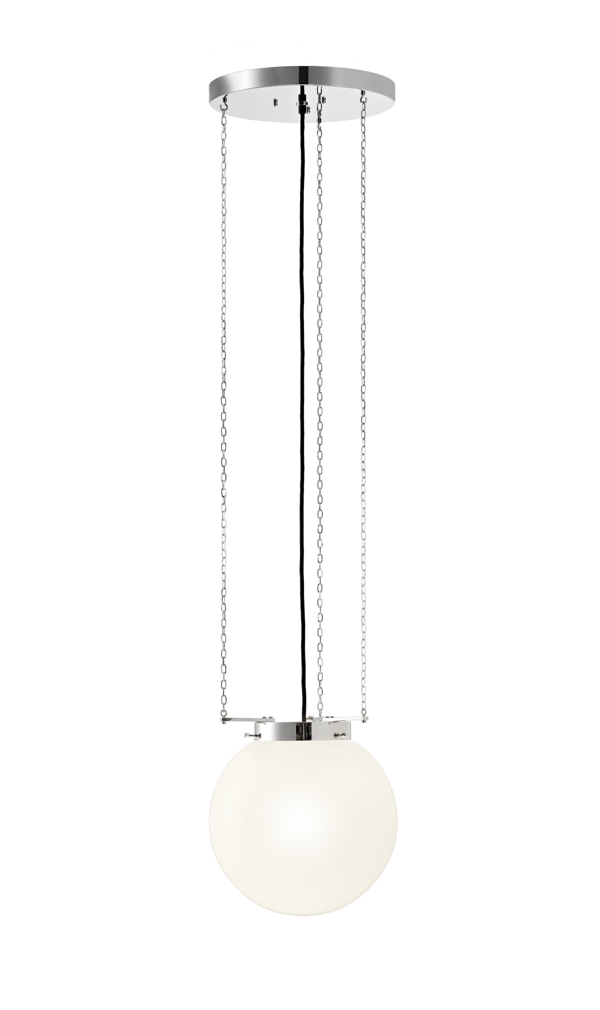 Bauhaus HMB 27 Pendelleuchte, vernickelt