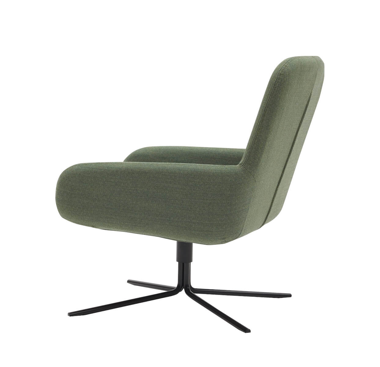 Weicher Softline Coco Drehsessel mit stabilem Metallgestell, drehbar und in verschiedenen Farben erhältlich