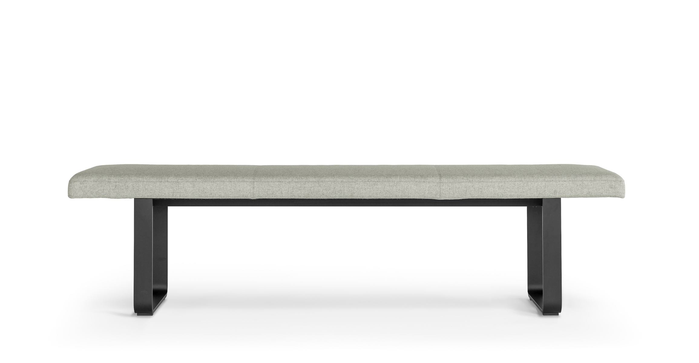 Carim Sitzbank ohne Rückenlehne, kufenfuss