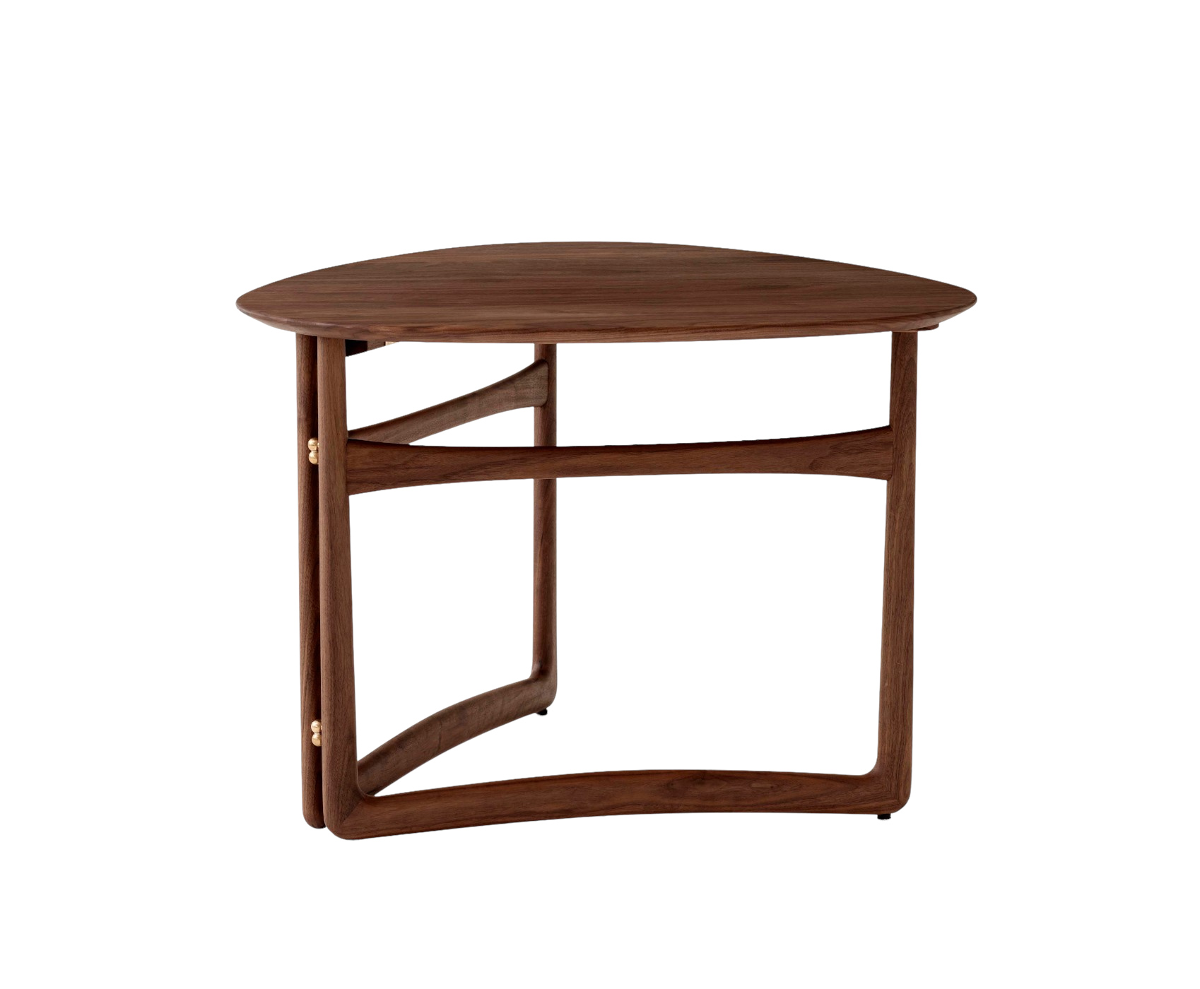 &Tradition Drop Leaf HM5 Couchtisch aus geöltem Walnussholz, zeitloses dänisches Design, elegant im Wohnbereich