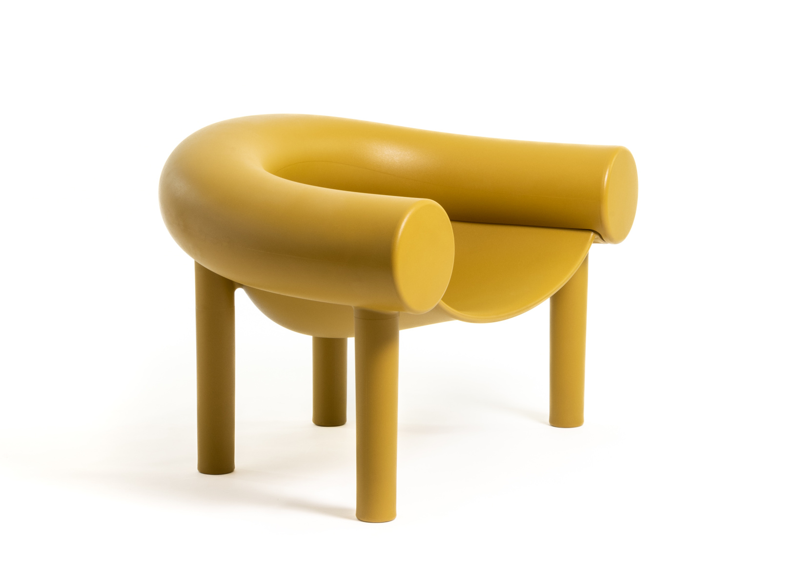 Magis Sam Son Sessel curry, stilvoller Design-Loungesessel, modern, ergonomisch, Made in Italy