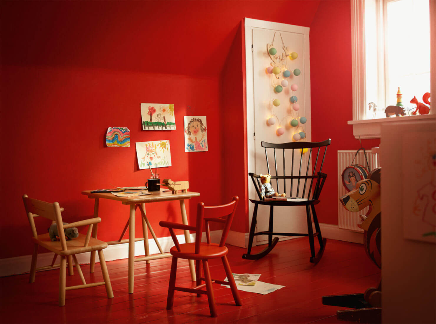 FDB Møbler J52G Schaukelstuhl, leicht und ergonomisch, ideal als entspannte Sitzgelegenheit im Wohn- oder Loungebereich