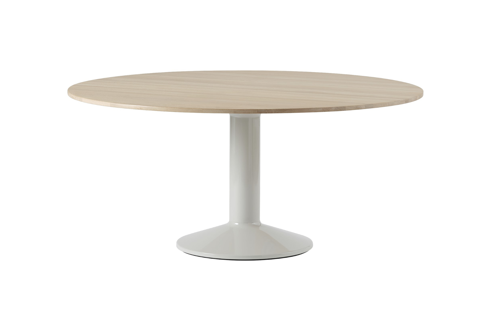Midst Tisch, Ø 160 cm, eiche geölt / grau