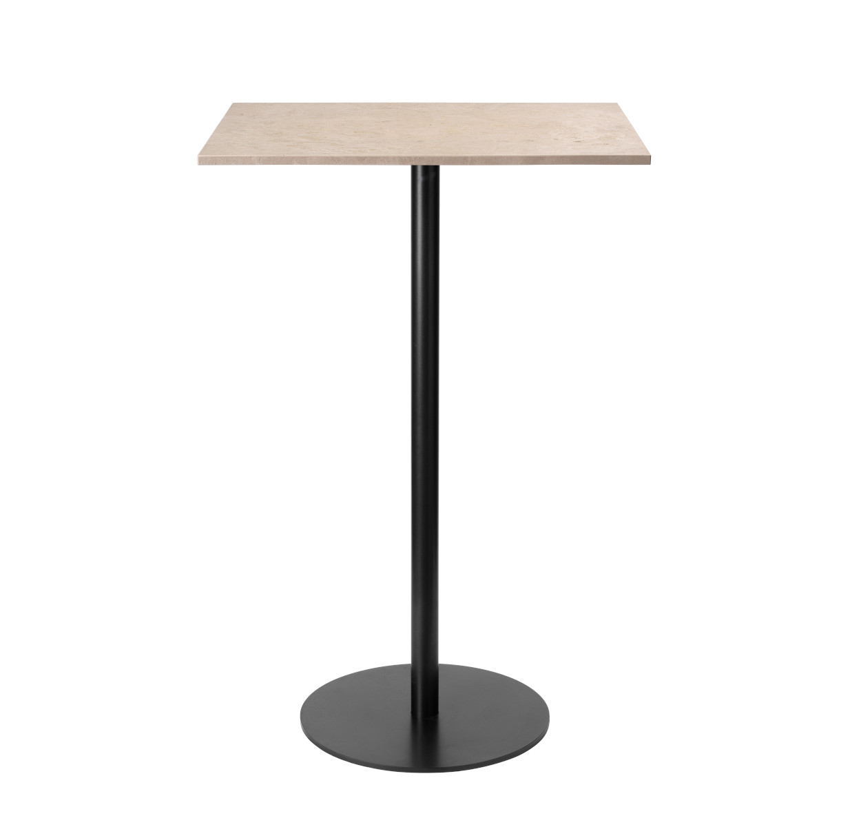 Mater Stehtisch, höhe 106 cm, 60 x 70 cm, coffee waste light