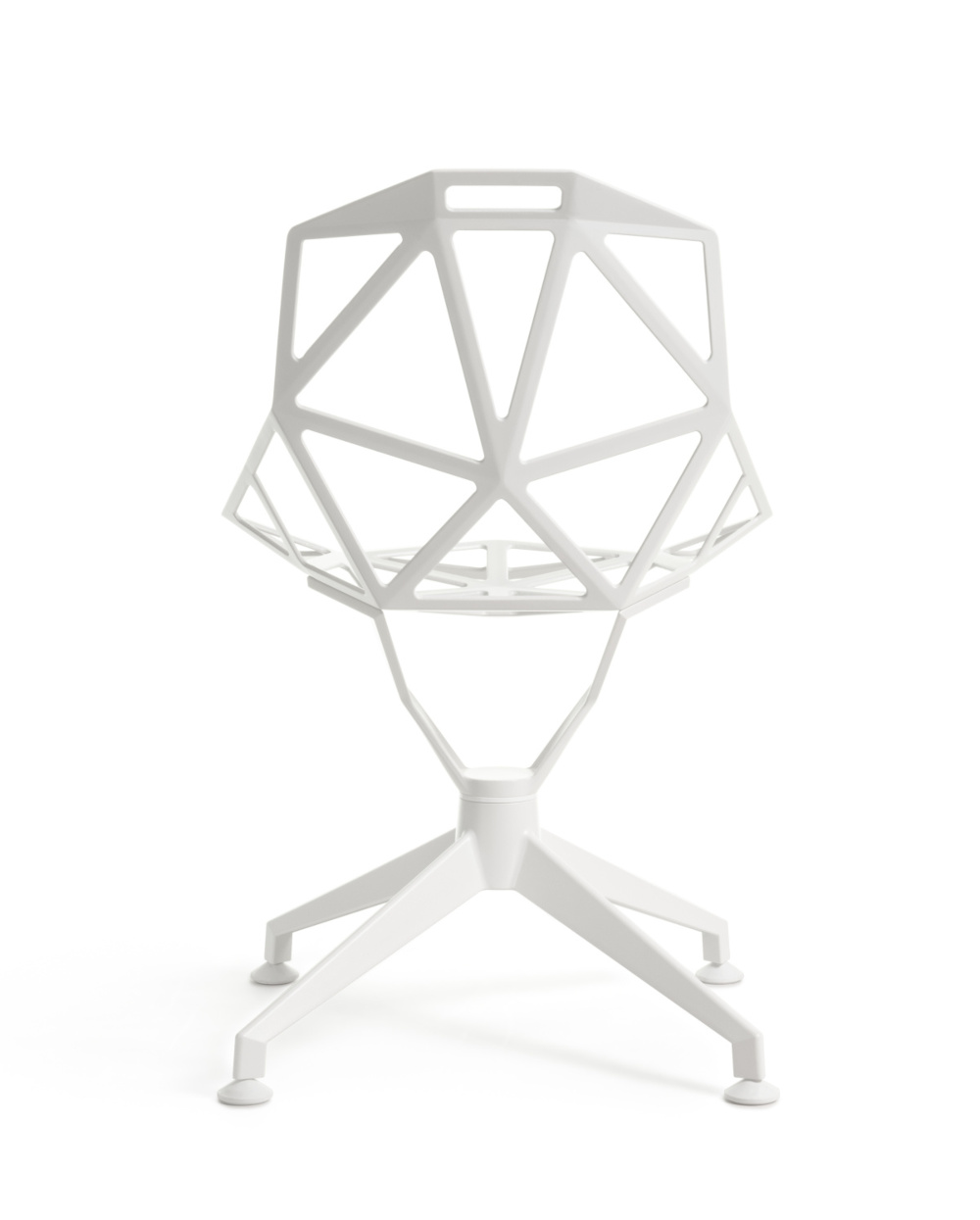 Magis Chair One 4Star, weiß, moderner Dreh-Armlehnstuhl, komfortabel, ergonomisch, Made in Italy