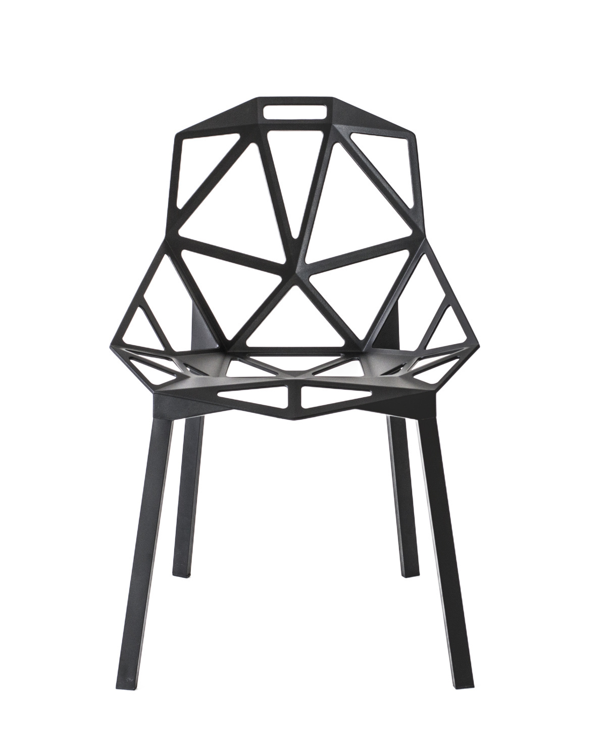 Chair One Stapelstuhl, schwarz