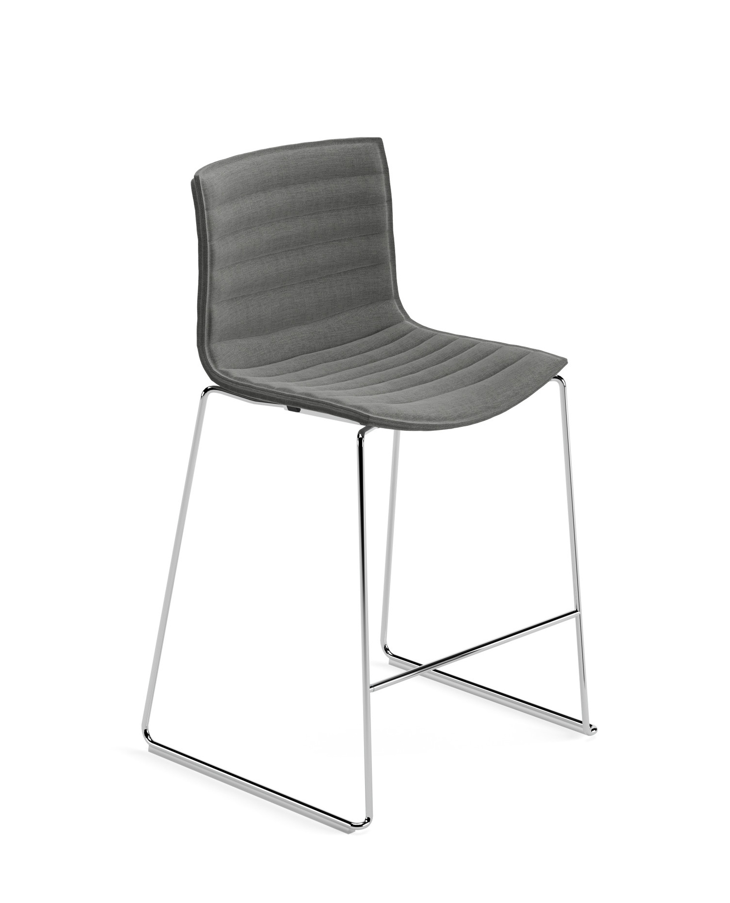 Catifa 46 Barhocker, höhe 64 cm, voll bezogen #0476