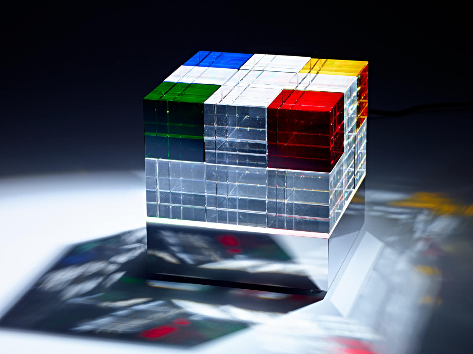 Tecnolumen Cubelight Tischleuchte Ambiente