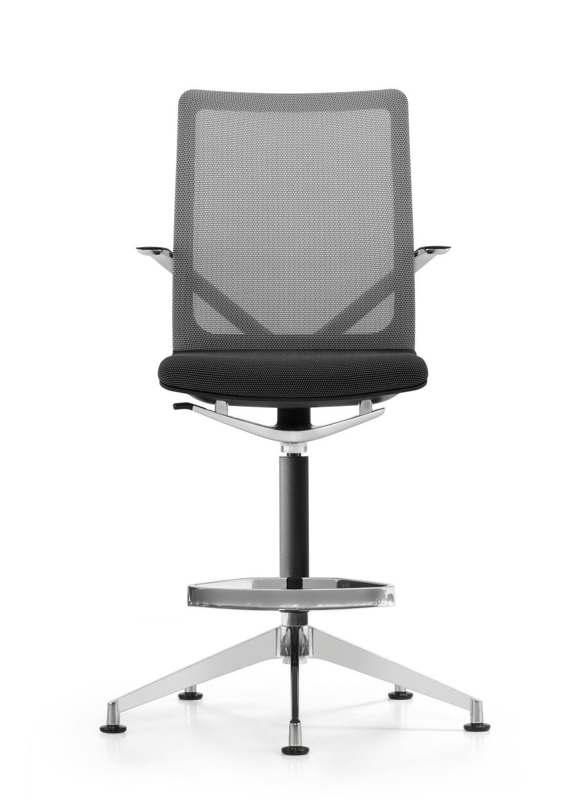 Linq Drehstuhl mit Fussbügel, netz