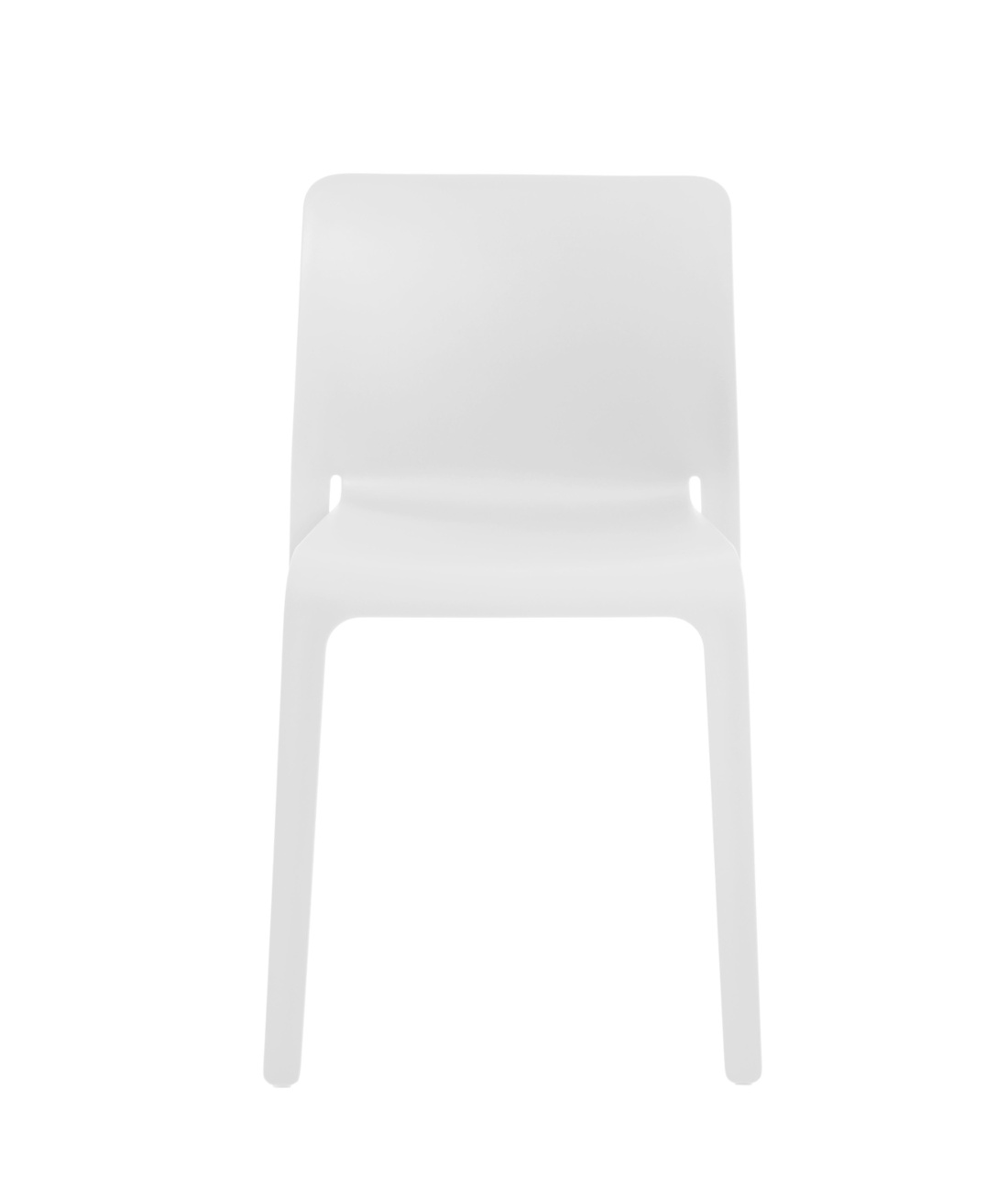 Magis First Stuhl weiß, moderner Design-Armlehnstuhl, leicht, komfortabel, ergonomisch, italienisches Design