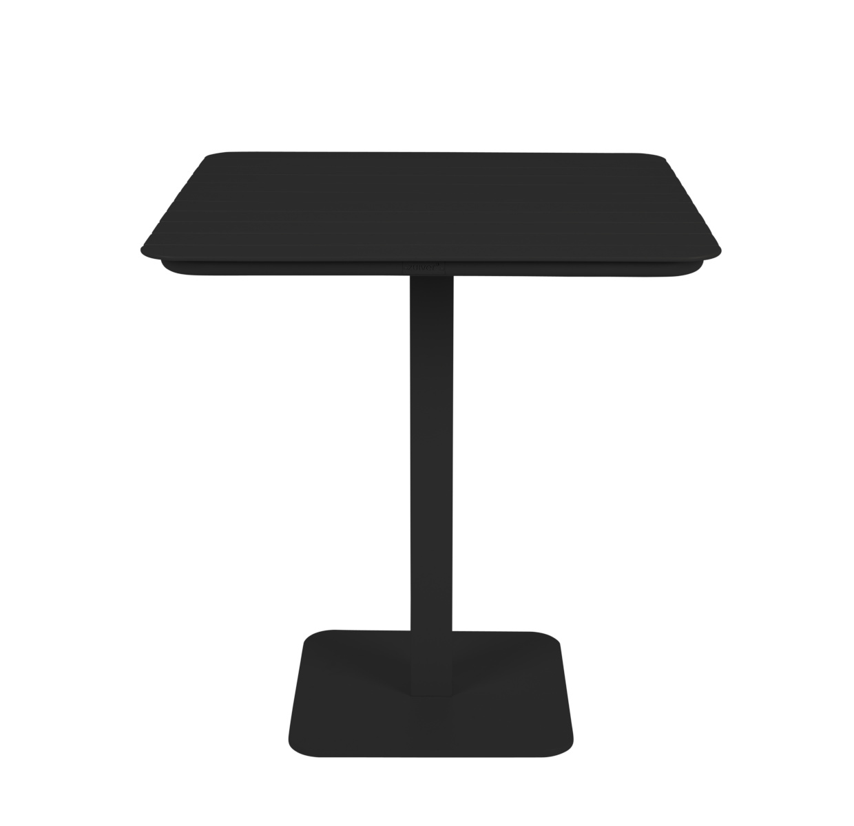 Vondel Bistrotisch, 71 x 71 cm, schwarz