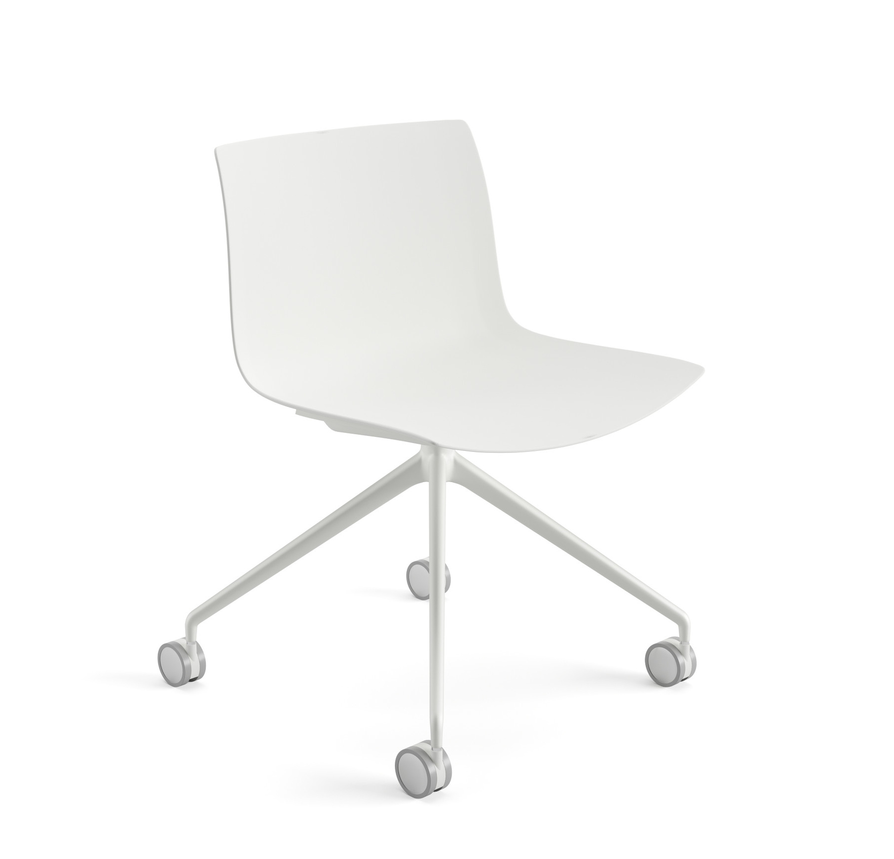 Catifa 53 Stuhl, einfarbig, weiß #2055