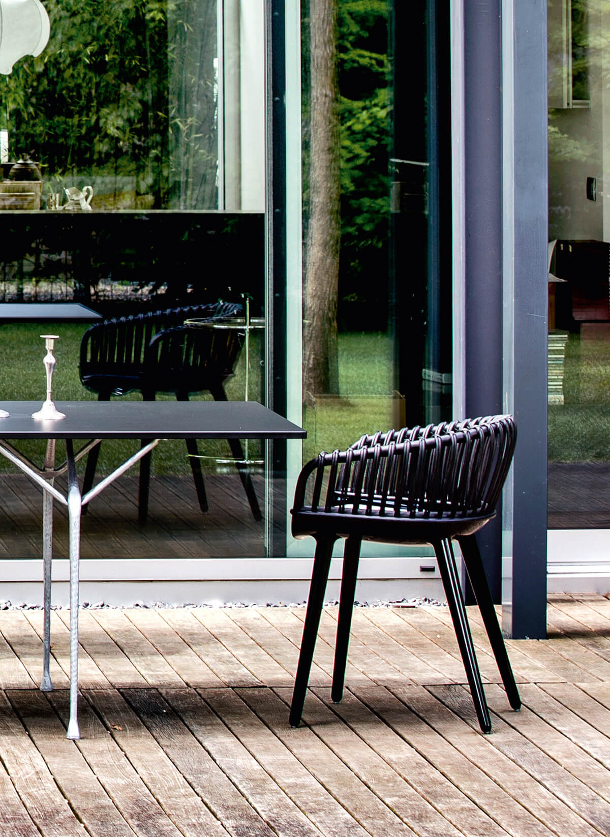 Magis Cyborg Club Stuhl im eleganten Wohn- oder Office-Bereich, bequem, langlebig und hochwertig – italienisches Design