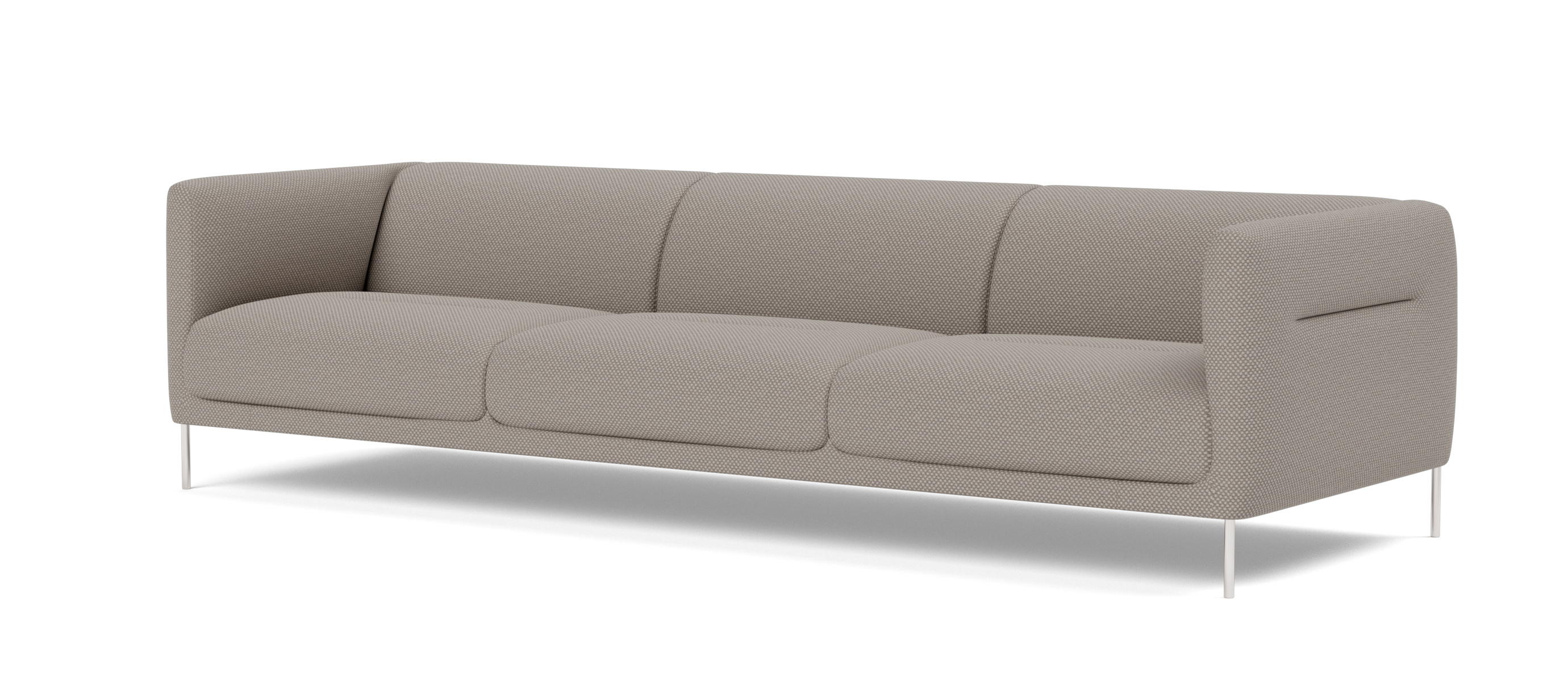 Konami Sofa 3-Sitzer, schwarz / sisu 0105